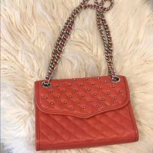 Rebecca Minkoff quilted crossbody w/ studs